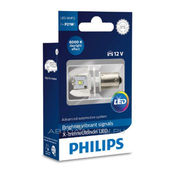 P21W 12V-LED 2,0W (BA15s) White (к.уп.1шт.) =24V 12898 X1