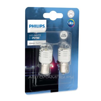 P21W 12V-LED (BA15s) 6000K 1.75W Ultinon Pro3000 (ку.2шт.) 11498U30CWB2